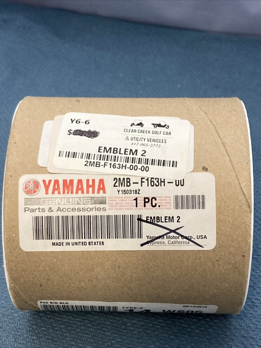 NEW GENIUNE YAMAHA 2MB-F163H-00 Emblem LABEL 2