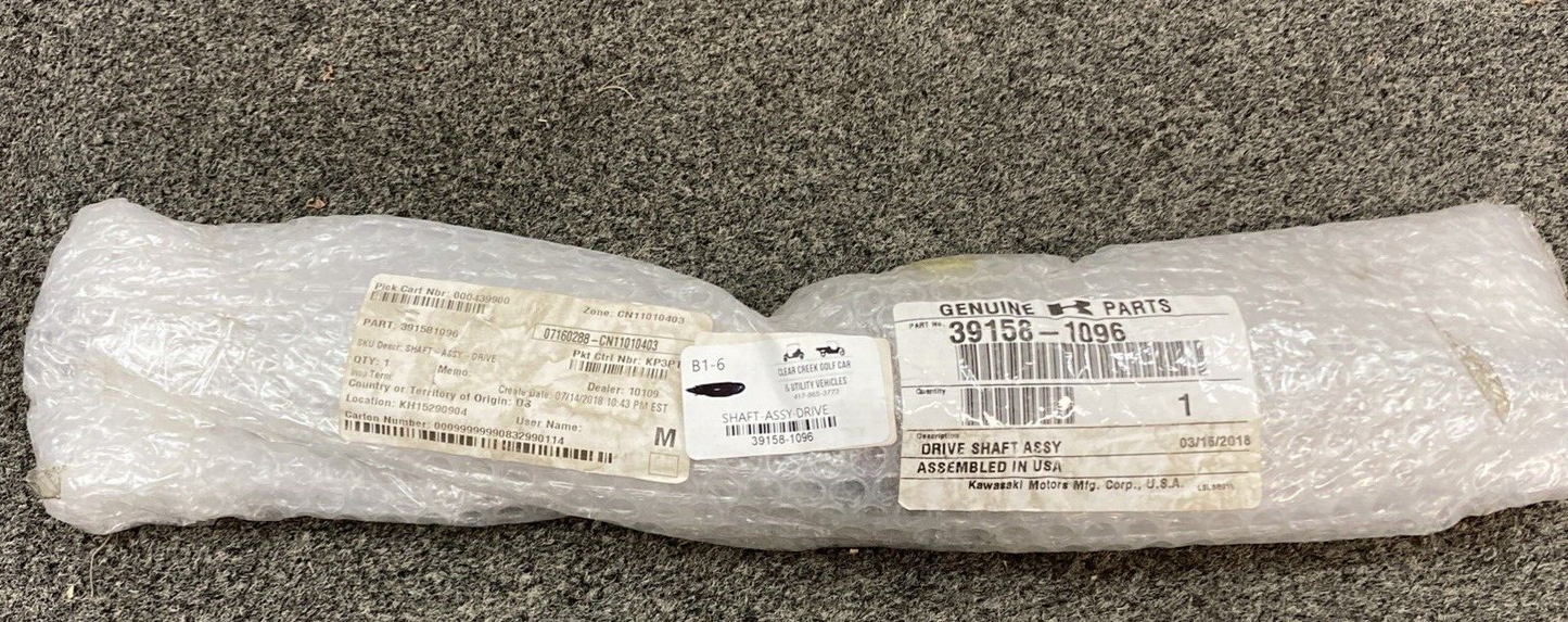 NEW GENUINE KAWASAKI 39158-1096 SHAFT ASSEMBLY, DRIVE, OUTSIDE