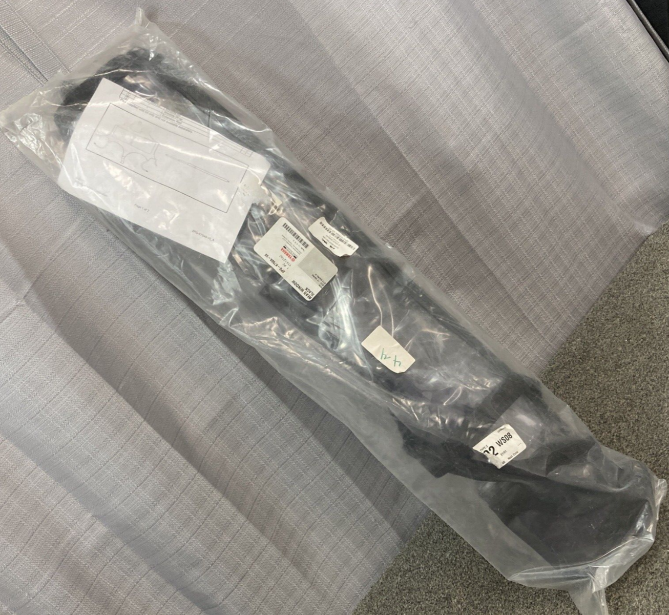 NEW GENUINE YAMAHA 2PG-K750A-V0 REAR WINDOW, *BLACK