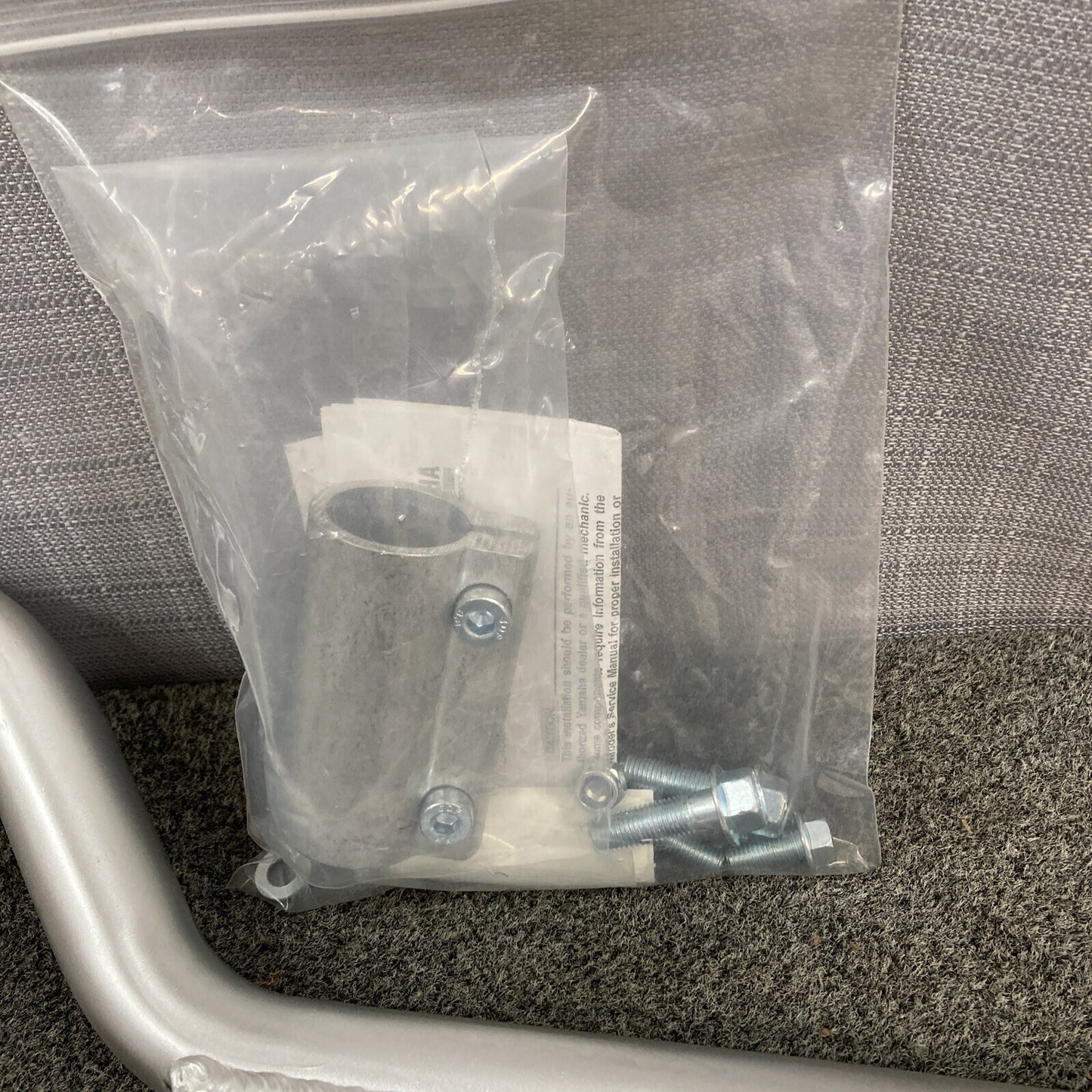 NEW GENUINE YAMAHA 46D-F11E0-V0 NERF BARS, *SILVER