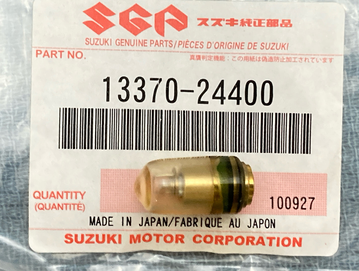 NEW GENIUNE SUZUKI 13370-24400 CARBURETOR Valve Assembly, Needle