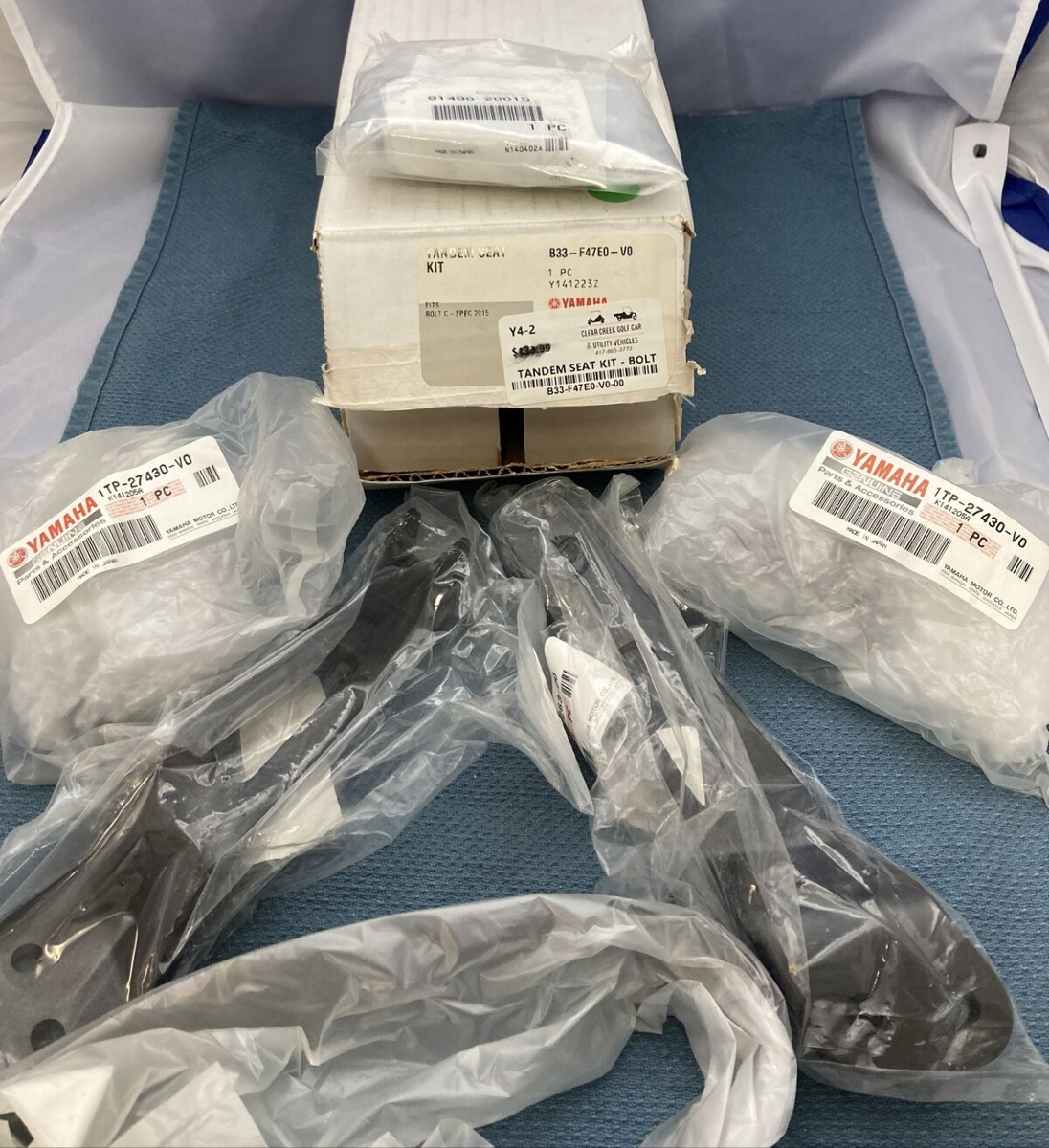 NEW GENIUNE YAMAHA B33-F47E0-V0-00 Tandem Seat Kit - Bolt (PEG KIT)