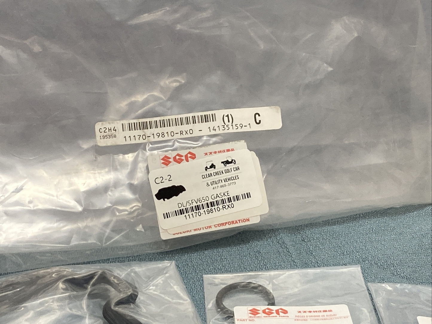 NEW GENUINE SUZUKI 11170-19810-RX0 DL/SFV650 GASKET