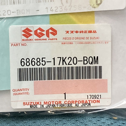 NEW GENUINE SUZUKI 68685-17K20-BQM TAPE, SIDE COWLING LOWER RH DECAL