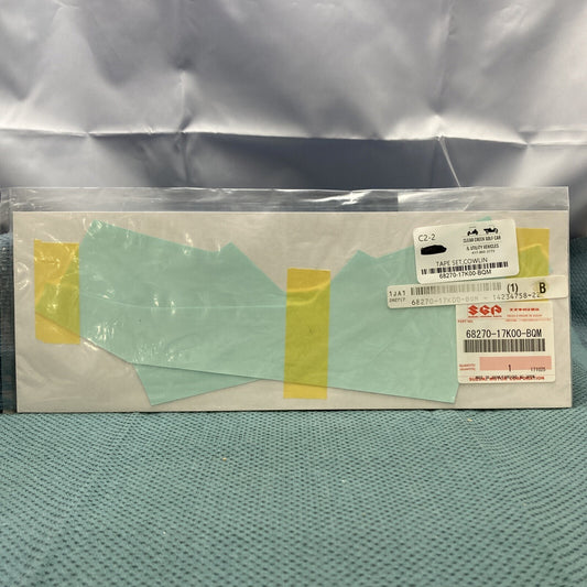 NEW GENUINE SUZUKI 68270-17K00-BQM TAPE, SET COWLING BODY DECAL