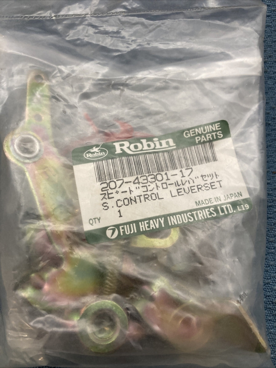 NEW GENUINE SUBARU ROBIN  207-43301-17 SPEED CONTROL LEVER