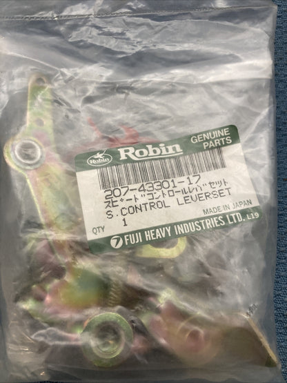 NEW GENUINE SUBARU ROBIN  207-43301-17 SPEED CONTROL LEVER