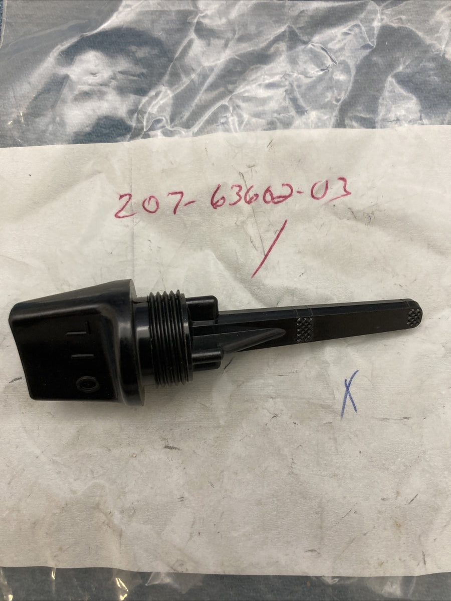 NEW REPLACES SUBARU ROBIN 207-63602-03 OIL GAUGE SUPERCEDES 206-63603-01