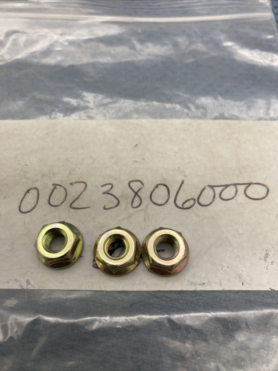 QTY 3 NEW REPLACES SUBARU ROBIN 002-38060-00 NUT
