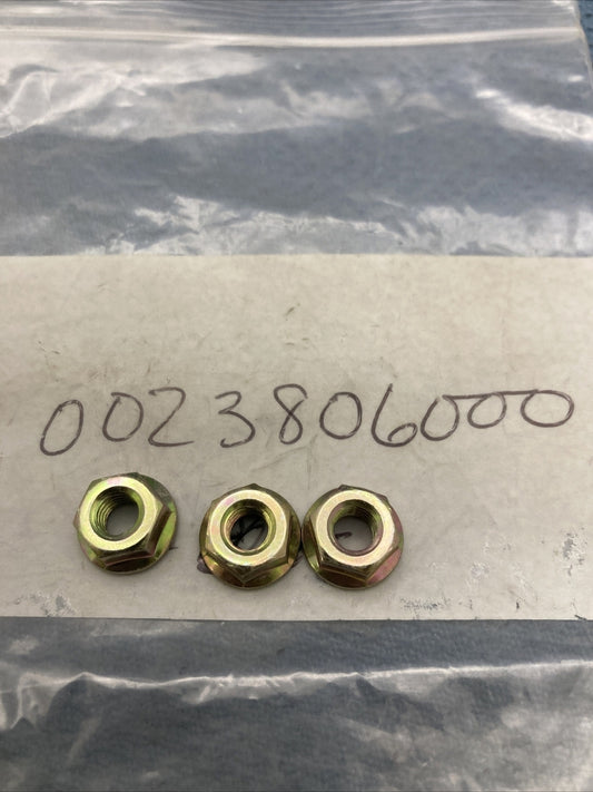 QTY 3 NEW REPLACES SUBARU ROBIN 002-38060-00 NUT