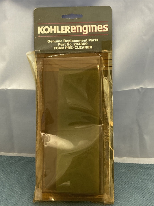 NEW GENUINE KOHLER 234869 FOAM PRE-CLEANER
