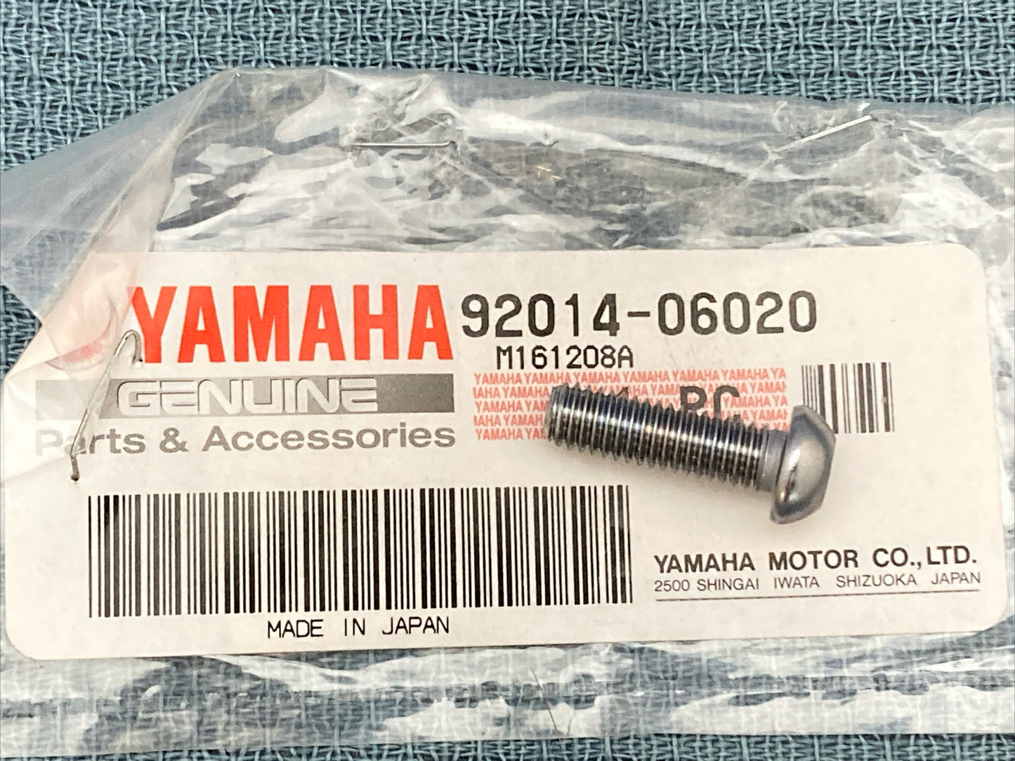 NEW GENIUNE YAMAHA 92014-06020 CRANKCASE Bolt, Button Head