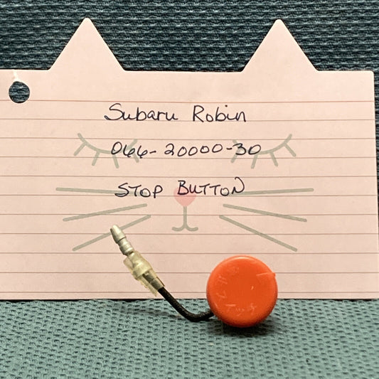 NEW REPLACES SUBARU ROBIN 066-20000-30 STOP BUTTON