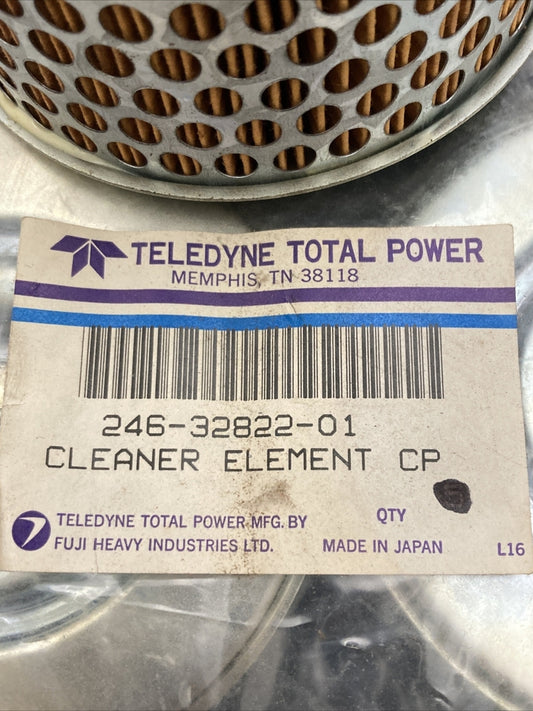 NEW GENUINE TELEDYNE SUBARU ROBIN 246-32822-01 AIR FILTER ELEMENT