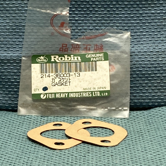 QTY 2 NEW GENUINE SUBARU ROBIN 214-36003-13 GASKET, AIR CLEANER