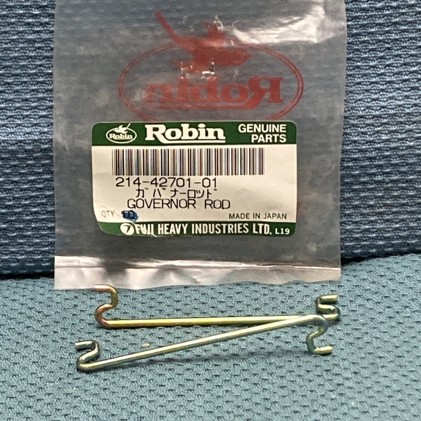 QTY 2 NEW GENUINE SUBARU ROBIN 214-42701-01 GOVERNOR ROD