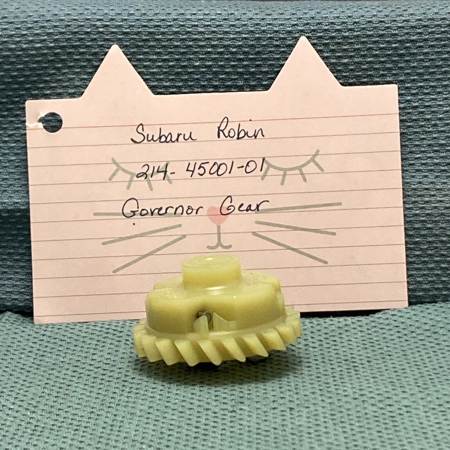 NEW REPLACES SUBARU ROBIN 214-45001-01 GOVERNOR GEAR