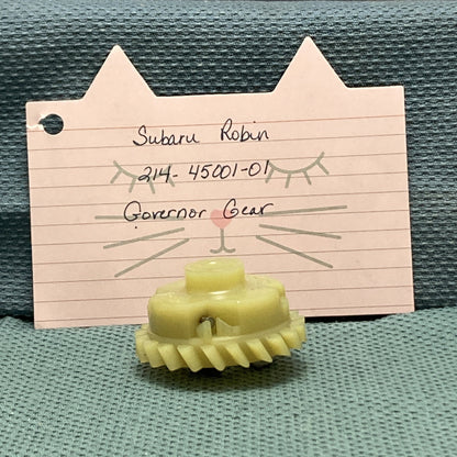 NEW REPLACES SUBARU ROBIN 214-45001-01 GOVERNOR GEAR