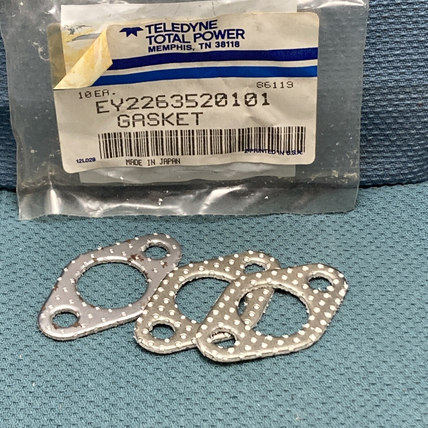 QTY 3 NEW TELEDYNE TOTAL POWER 226-35201-01 EXHAUST GASKET