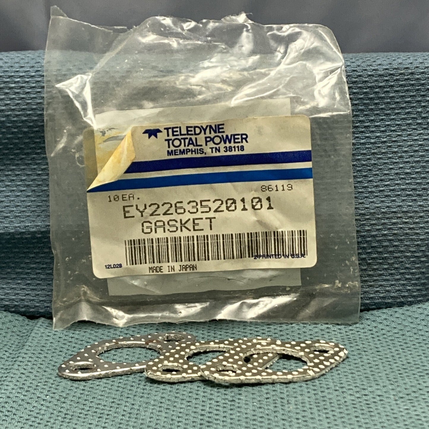 QTY 3 NEW TELEDYNE TOTAL POWER 226-35201-01 EXHAUST GASKET
