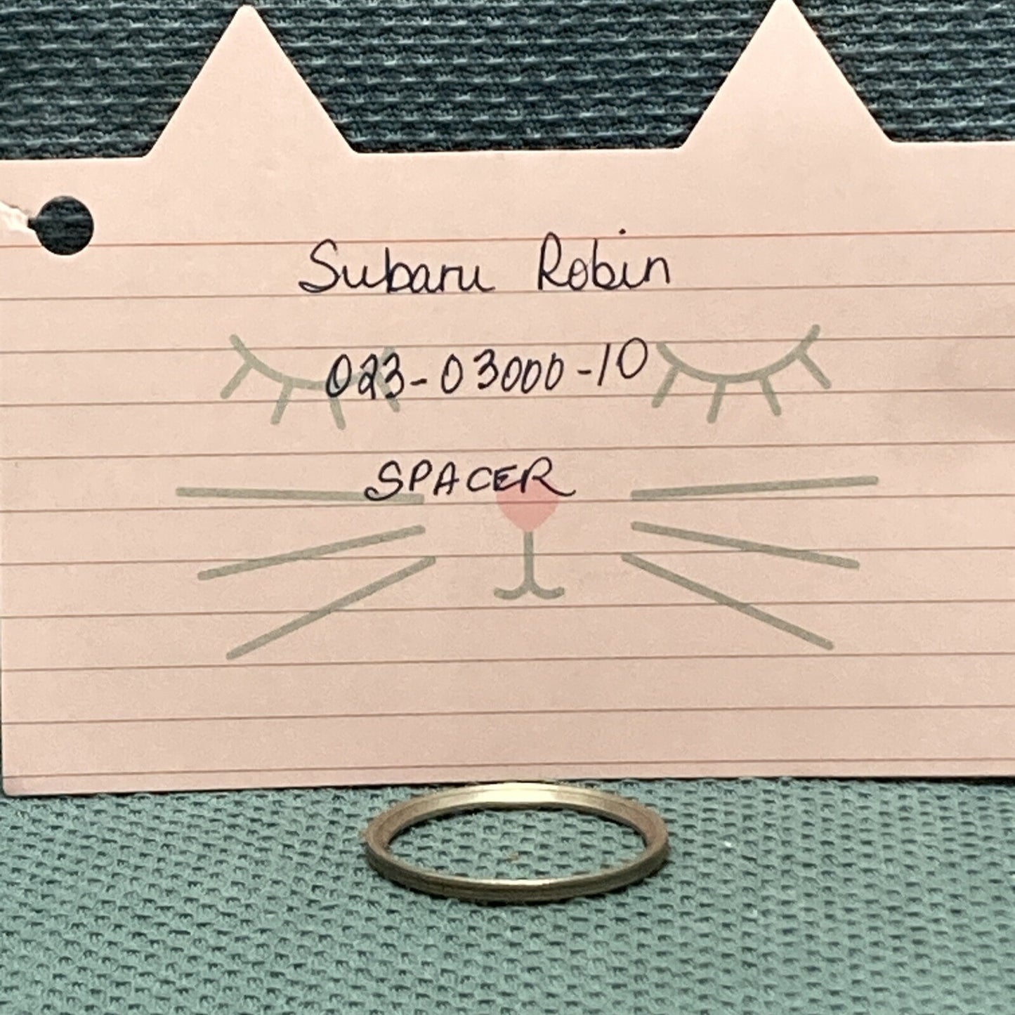 NEW REPLACES SUBARU ROBIN 023-03000-10 SPACER