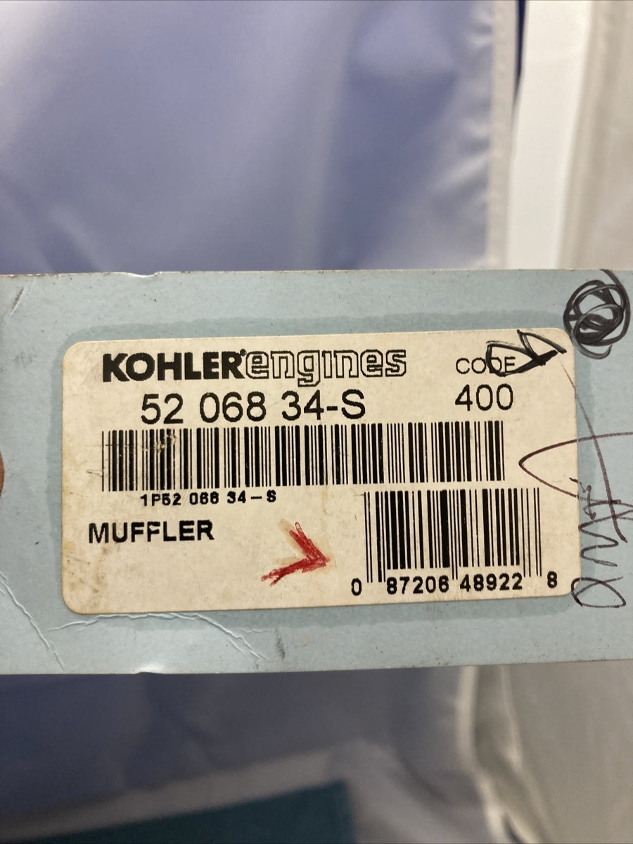 NEW REPLACES KOHLER 52 068 34-S MUFFLER SUPERCEDES 5206834-S