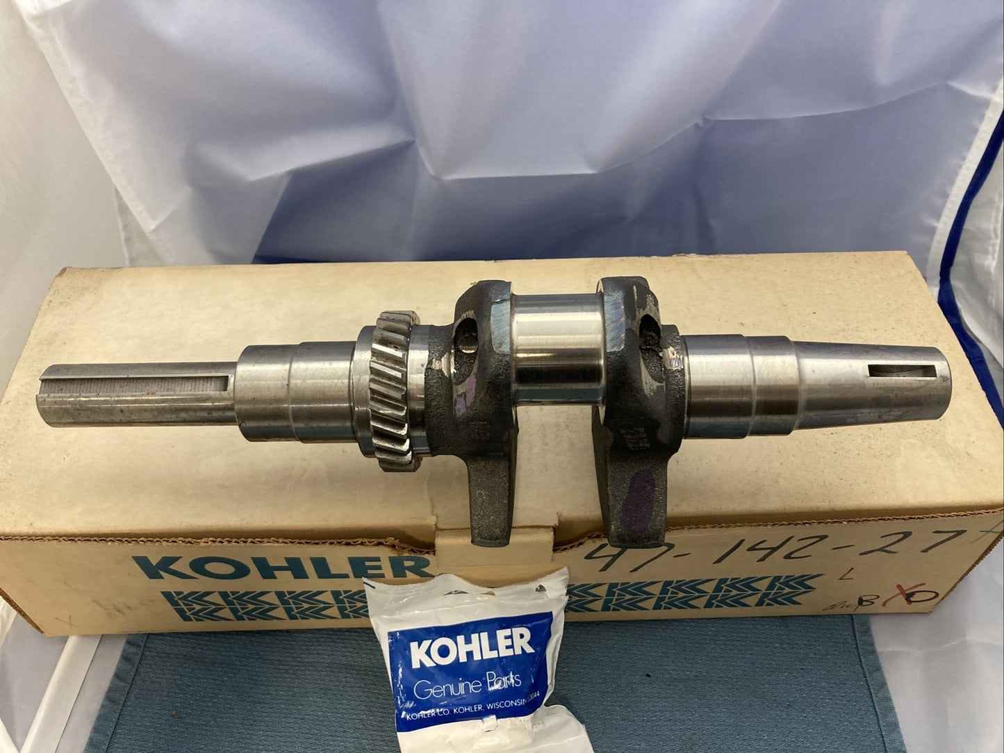 NEW GENUINE KOHLER 47-142-27-S Crankshaft 1" Dia. x 3" SUPERCEDES 4714227-S