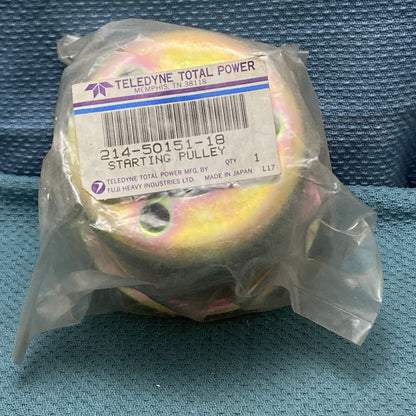 NEW GENUINE TELEDYNE TOTAL POWER 214-50151-18 STARTING PULLEY