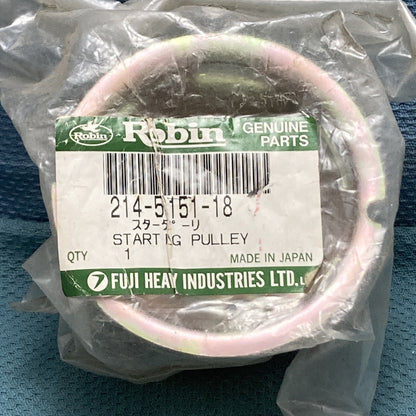 NEW GENUINE SUBARU ROBIN 214-50151-18 STARTING PULLEY