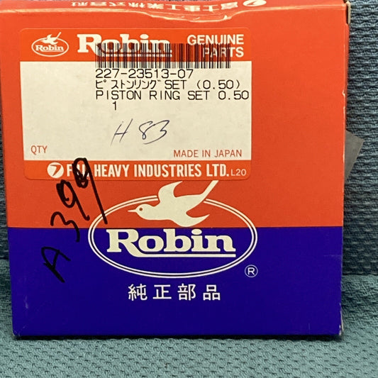 NEW GENUINE SUBARU ROBIN 227-23513-07 PISTON RING SET