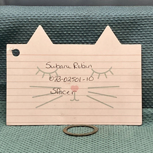 NEW REPLACES SUBARU ROBIN 023-02501-10 SPACER