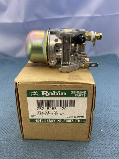 NEW GENUINE SUBARU ROBIN TELEDYNE 252-62551-20 CARBURETOR ASSEMBLY