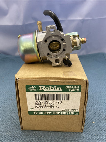 NEW GENUINE SUBARU ROBIN TELEDYNE 252-62551-20 CARBURETOR ASSEMBLY