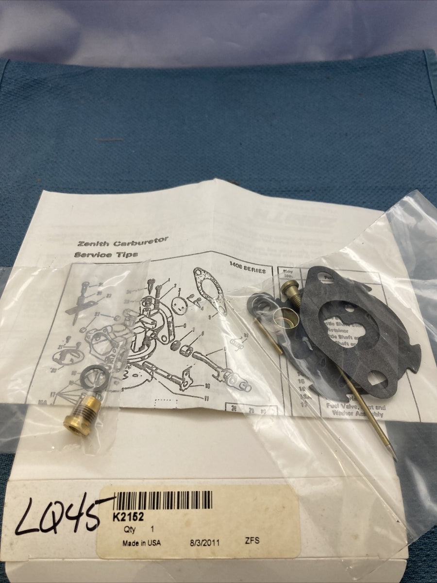 NEW GENUINE WISCONSIN CONTINENTAL K2152 CARBURETOR KIT