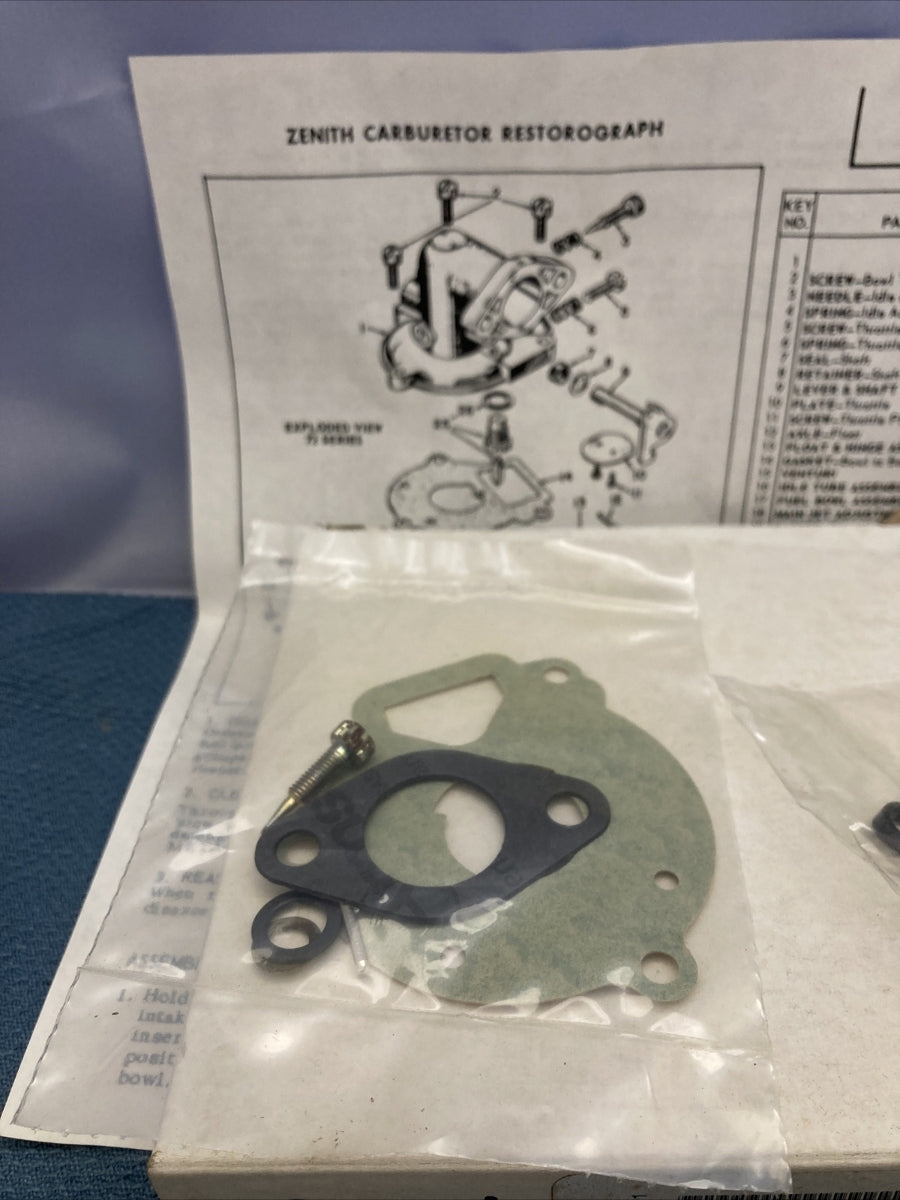NEW GENUINE WISCONSIN CONTINENTAL TELEDYNE LQ40 KIT CARB REPAIR