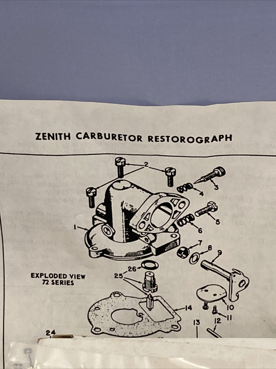 NEW GENUINE WISCONSIN CONTINENTAL TELEDYNE LQ40 KIT CARB REPAIR