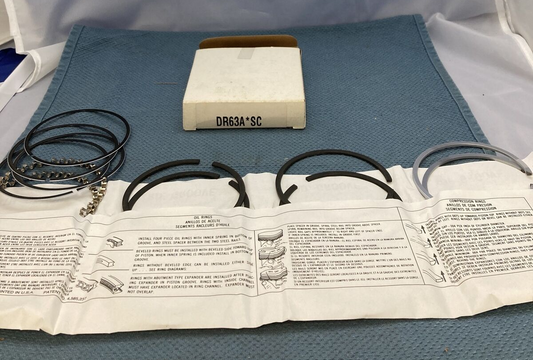 NEW GENIUNE WISCONSIN CONTINENTAL DR63A PISTON RING SET