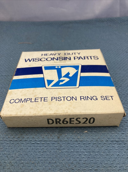 NEW GENIUNE WISCONSIN CONTINENTAL TELEDYNE DR6ES20 PISTON RING SET