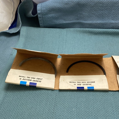 NEW GENUINE WISCONSIN DR31C S10 COMPLETE PISTON RING SET (1 PISTON)