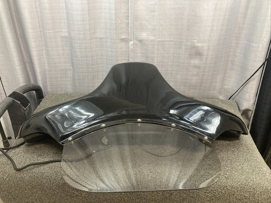 HOPPE BATWING FAIRING CONSEL FOR HARLEY DAVIDSON WITH JENSON SOUND SYSTEM