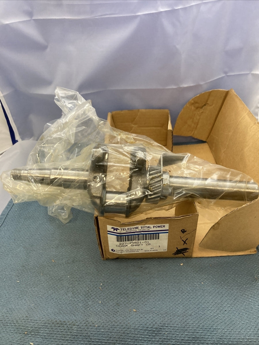 NEW GENUINE WISCONSIN TELEDYNE TOTAL POWER 227-25501-01 CRANKSHAFT
