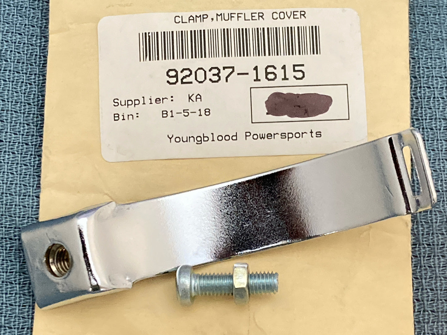 NEW REPLACES KAWASAKI 92037-1615 Clamp, Muffler Cover