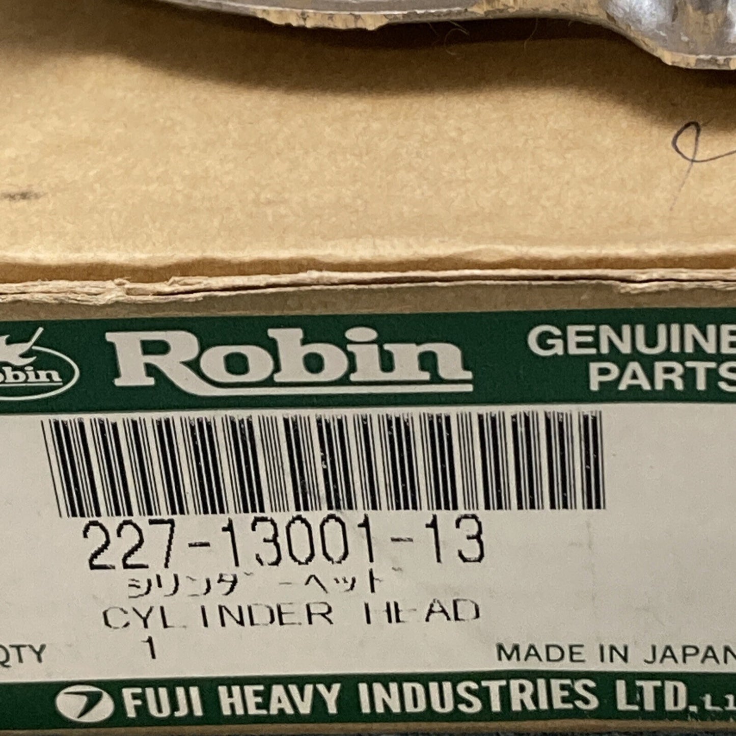NEW GENUINE SUBARU ROBIN 227-13001-13 CYLINDER HEAD