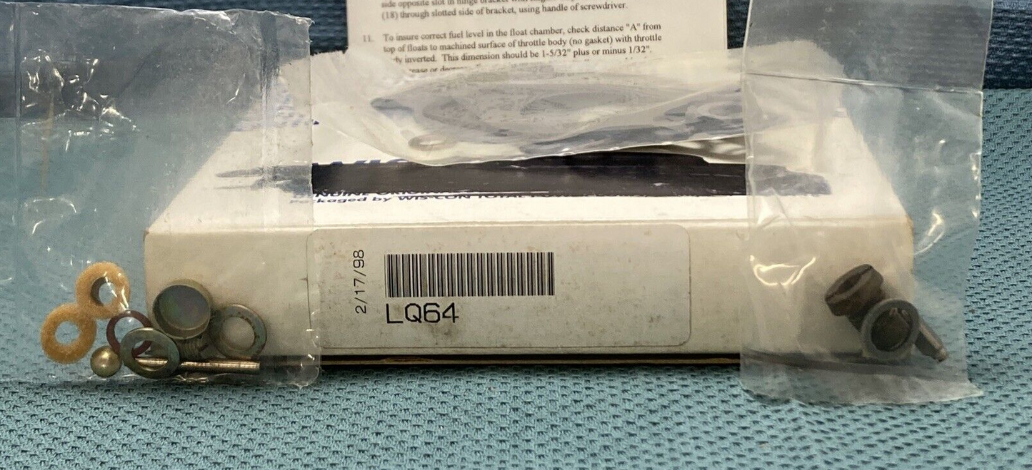 NEW WIS-CON TOTAL POWER LQ64 CARBURETOR REPAIR KIT