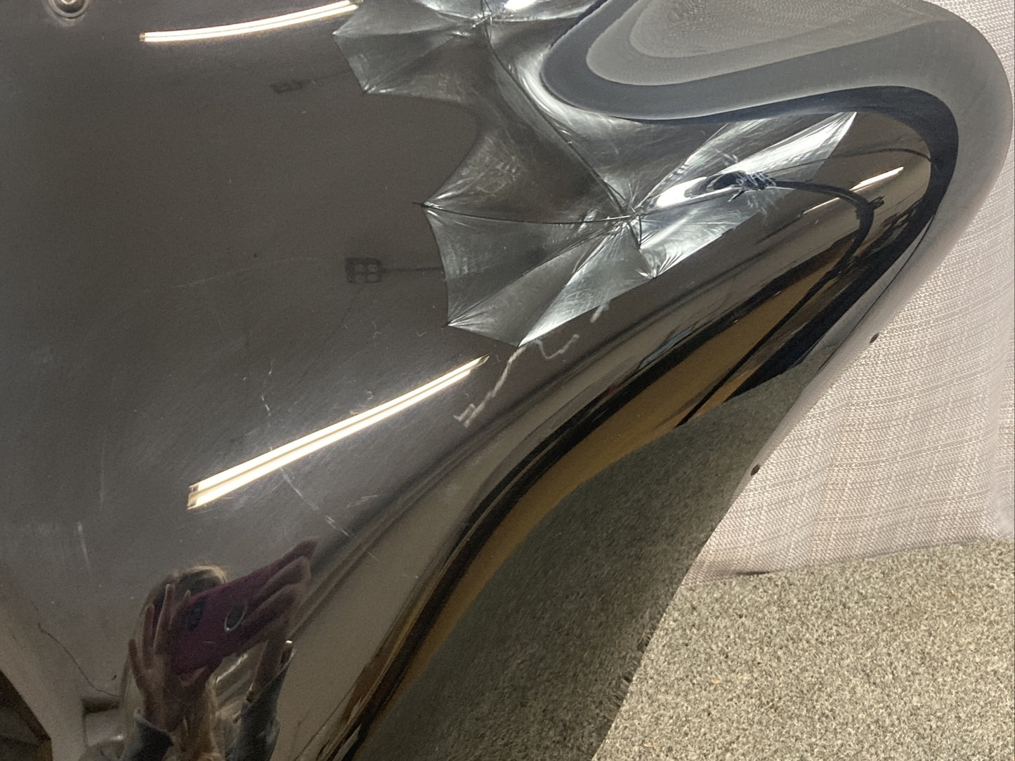 NEW HARLEY DAVIDSON FRONT HEADLIGHT BATWING FAIRING WINDSHIELD