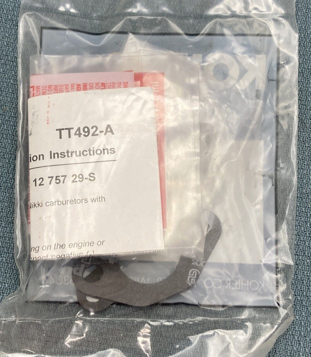 NEW GENUINE KOHLER 12 757 29-S KIT, CHOKE REPAIR W/GASKET