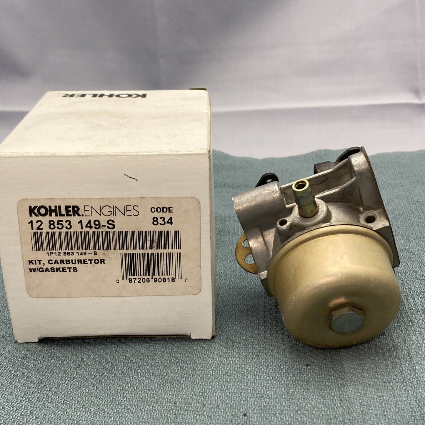 NEW GENUINE KOHLER 12 853 149-S KIT, CARBURETOR W/GASKETS