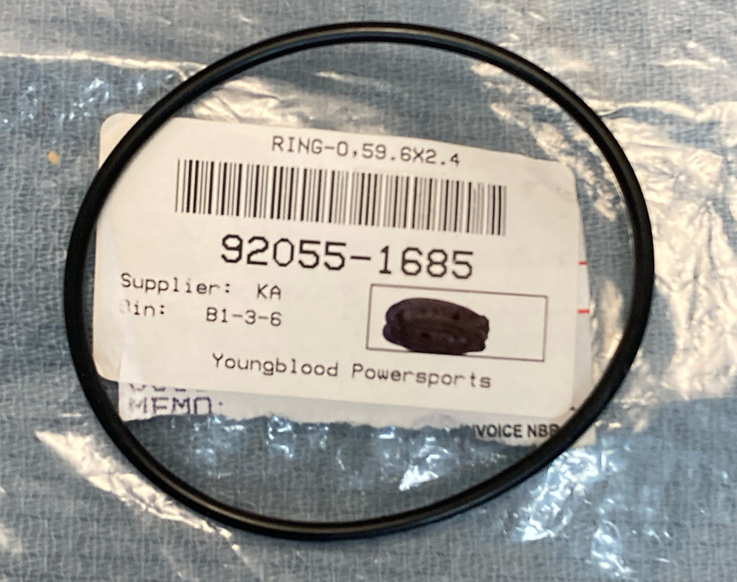 NEW REPLACES KAWASAKI 92055-1685 OIL PUMP Ring  O, 59.6X2.4