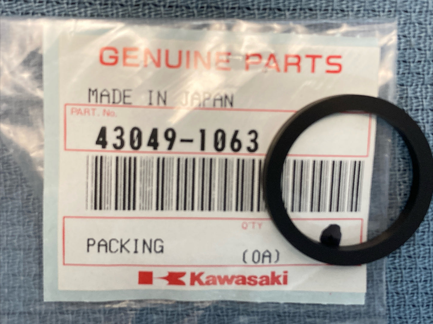 NEW GENUINE KAWASAKI 43049-1063 FRONT BRAKE Packing
