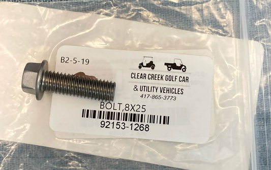 NEW REPLACES KAWASAKI 92153-1268 GEAR CHANGE MECHANISM Bolt, 8X25